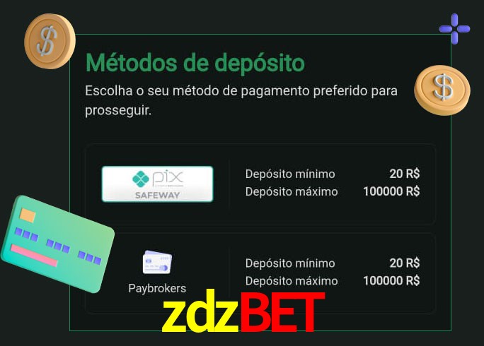 O cassino zdzbet oferece uma grande variedade de métodos de pagamento
